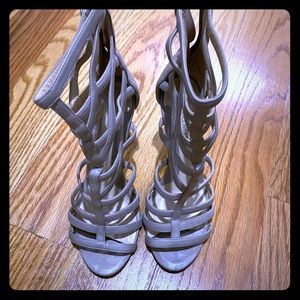 Caroline Espinoza Gladiator Caged Heel